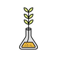 Icona di vettore di crescita di esperimento
