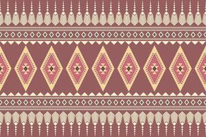 geometrico senza soluzione di continuità etnico modello. può essere Usato nel tessuto design per stoffa, tessuto, tappeto vettore