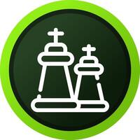 scacchi creativo icona design vettore