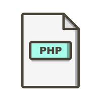 Icona di vettore di PHP