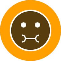 Icona di vettore di Emoji malato