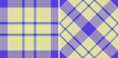 tessile senza soluzione di continuità struttura di vettore modello plaid con un' tartan tessuto dai un'occhiata sfondo.