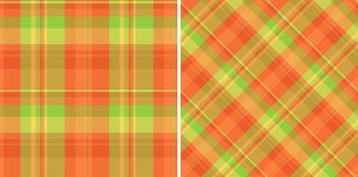 senza soluzione di continuità sfondo tessuto di tartan tessile plaid con un' vettore modello struttura dai un'occhiata.