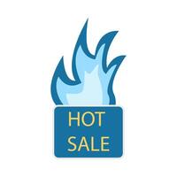 caldo vendita fuoco illustrazione vettore
