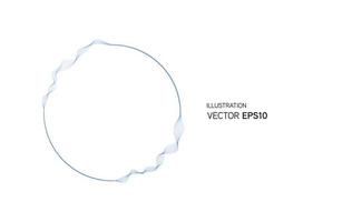 sfondo astratto minimalista eps 10 illustrazione vettoriale per copertina di musica dell'album. elemento di design di molti cerchi casuali con rumore.