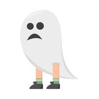 fantasma costume Halloween illustrazione vettore