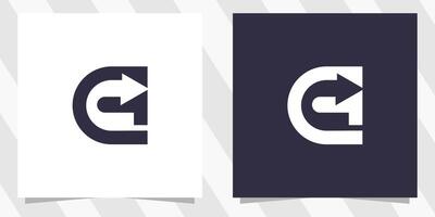 lettera g logo design vettore