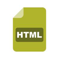 Icona vettoriale HTML