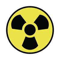 Icona di vettore di radiazione