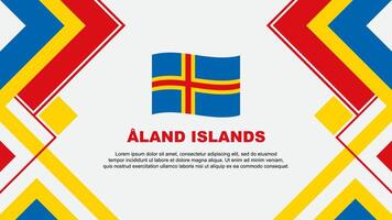 una terra isole bandiera astratto sfondo design modello. una terra isole indipendenza giorno bandiera sfondo vettore illustrazione. una terra isole bandiera