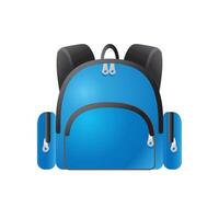 scuola Borsa icona nel colore. zaino bagaglio zaino vettore