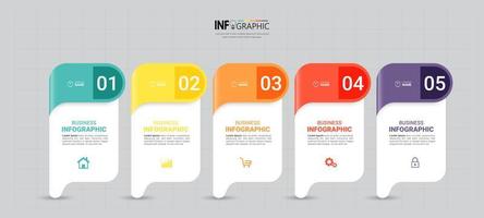 infografica timeline design piatto vettore