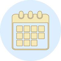 calendario vecto icona vettore