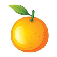 arancia frutta icona design. fresco frutta vettore