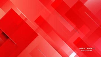 vettore di sfondo geometrico astratto rosso moderno