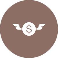 i soldi con Ali icona vettore Immagine. adatto per mobile app, ragnatela applicazioni e Stampa media.