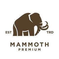 mammut logo icona design icona illustrazione vettore
