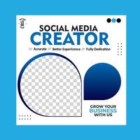 sociale media Creatore modello vettore