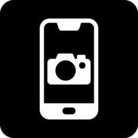 smartphone telecamera vecto icona vettore