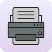stampante vecto icona vettore