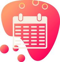 calendario vecto icona vettore