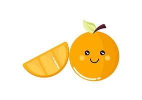 illustrazione di frutta arancione vettore