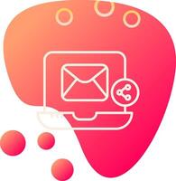 e-mail Condividere vecto icona vettore
