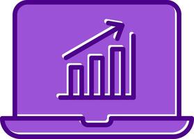 statistiche vecto icona vettore