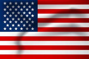 illustrazione vettoriale di bandiera america. per il giorno della bandiera nazionale