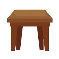 mobili da tavolo in legno vettore