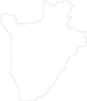 burundi schema carta geografica vettore