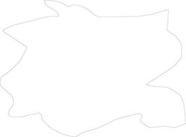 conwy unito regno schema carta geografica vettore