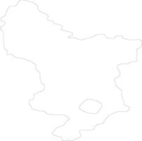 derbyshire unito regno schema carta geografica vettore