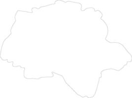 indre-et-loire Francia schema carta geografica vettore
