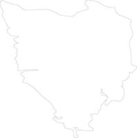 istarska Croazia schema carta geografica vettore