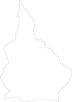 nana-grebizi centrale africano repubblica schema carta geografica vettore