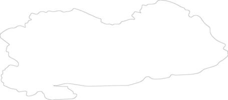 meridionale savonia Finlandia schema carta geografica vettore