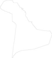 cenere sharqiyah Arabia arabia schema carta geografica vettore