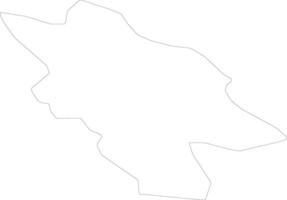 bar montenegro schema carta geografica vettore