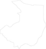 centrale equatoriale S Sudan schema carta geografica vettore