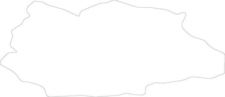 gafsa tunisia schema carta geografica vettore