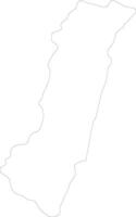 hualien Taiwan schema carta geografica vettore