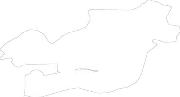 kocaeli tacchino schema carta geografica vettore