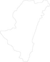 miyazaki Giappone schema carta geografica vettore