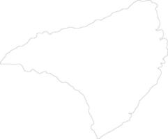 napula mozambico schema carta geografica vettore