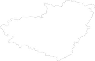 samara Russia schema carta geografica vettore