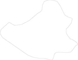 siquijor Filippine schema carta geografica vettore