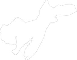 tombali Guinea bissau schema carta geografica vettore