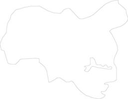 tolna Ungheria schema carta geografica vettore
