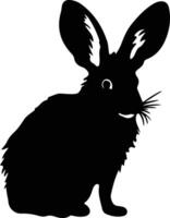 bilby nero silhouette vettore